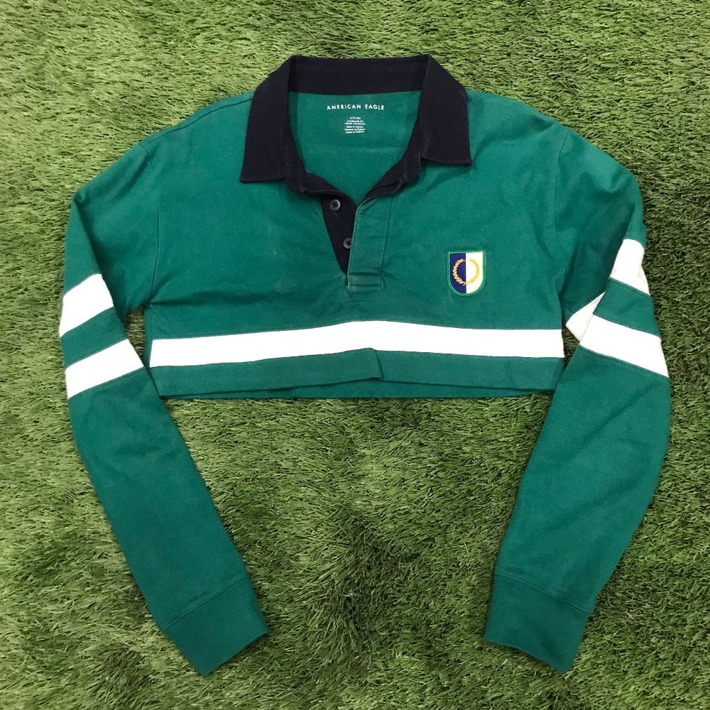 AE Cropped Rugby Polo Screen-Worn 'Dare Me' Marlo Kelly